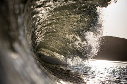 extreme close-up of waves